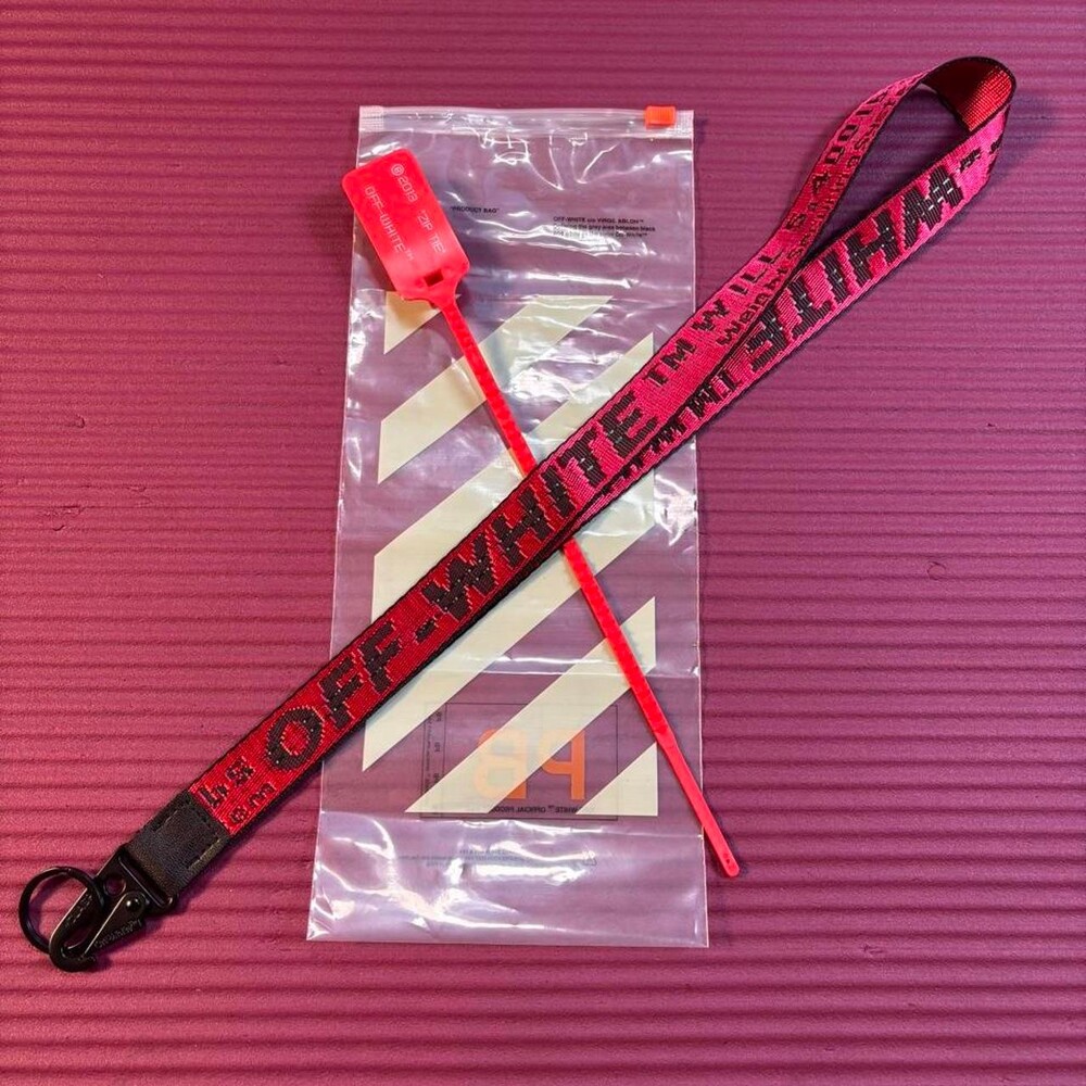 ๐ฉธ Red | Off-White | Neck Lanyard โโโโโโโโโโโโโโโโโโโโโโโโโโโโโโโโ type: neck la
